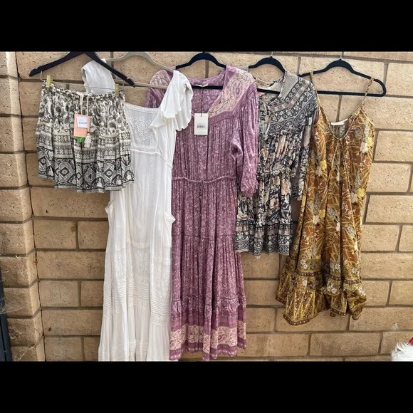 ❌SOLD❌ Spell Dahlia Mulberry Dress - Picture 6 of 8